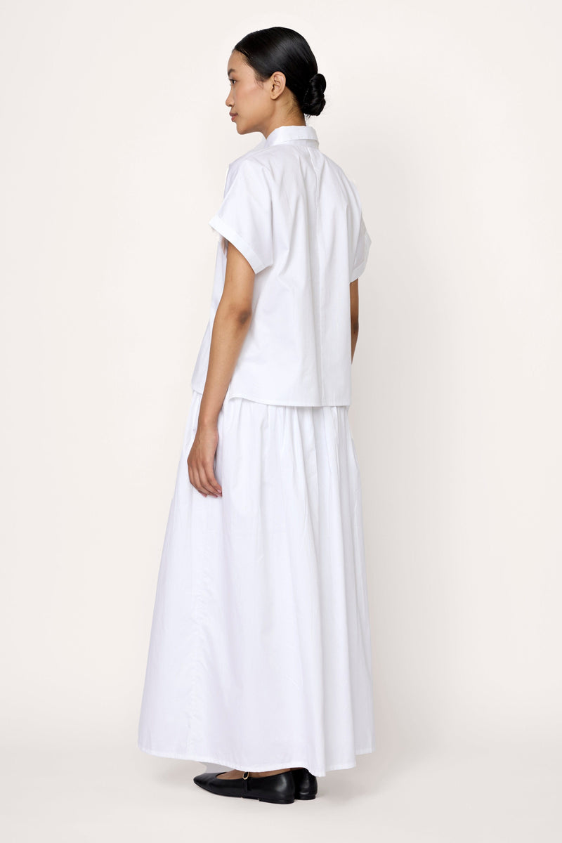 Relaxed Skirt - White