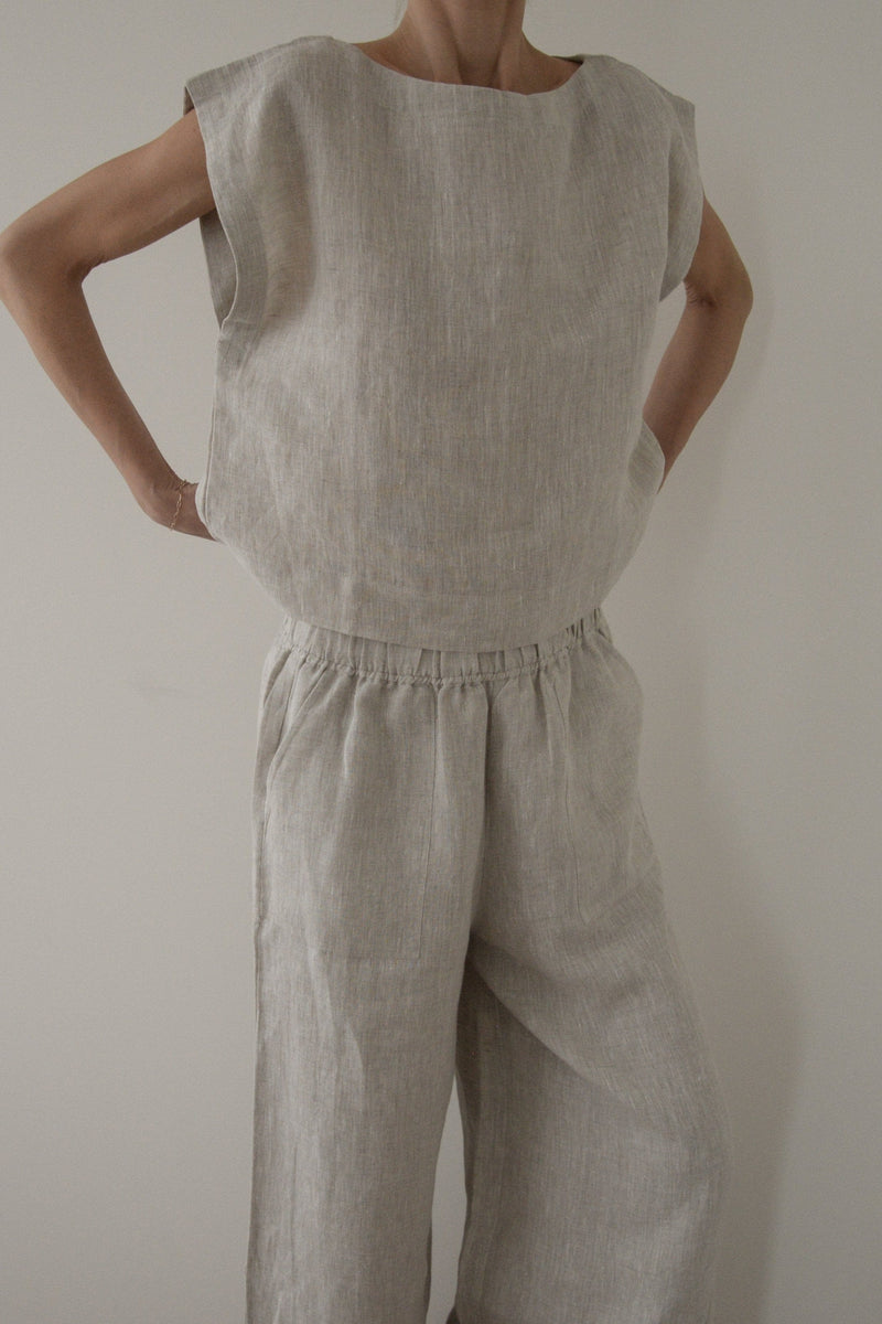 Everyday Top - Natural Linen