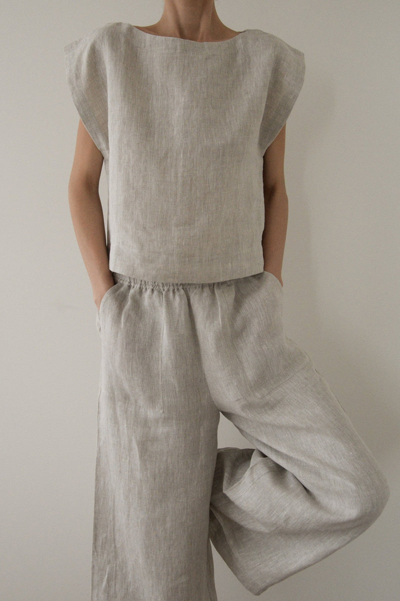 Everyday Top - Natural Linen