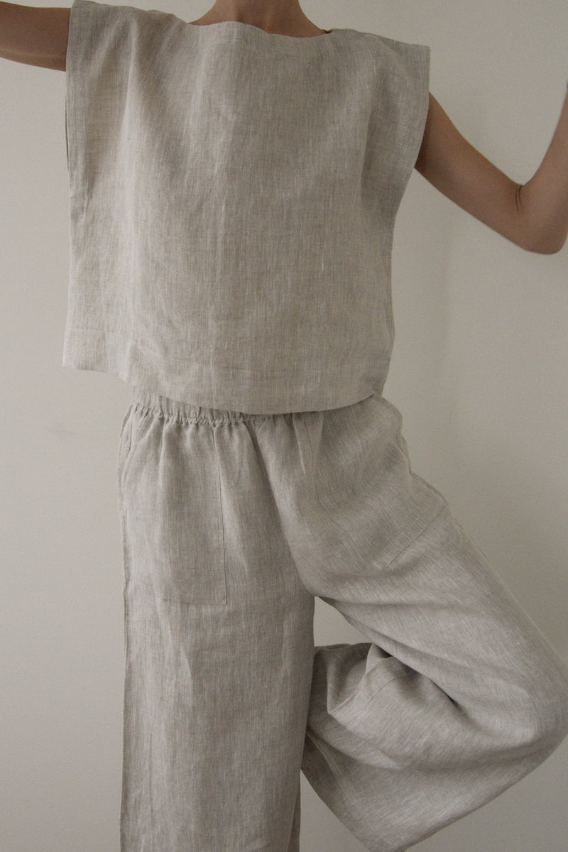 Everyday Top - Natural Linen