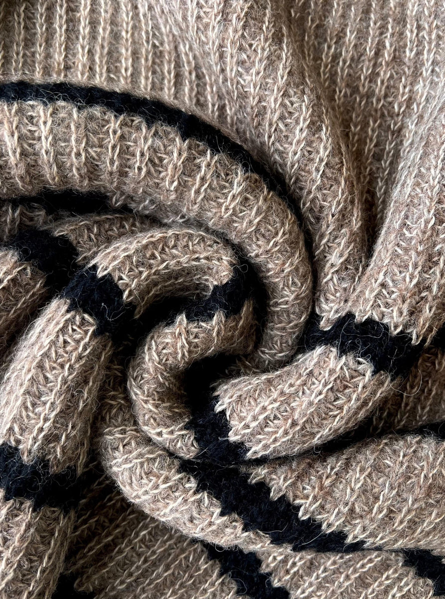 Field Sweater - Brown Stripe- pre-order