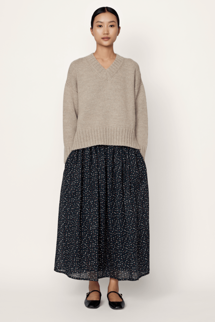 Relaxed Skirt - Autumn Floral